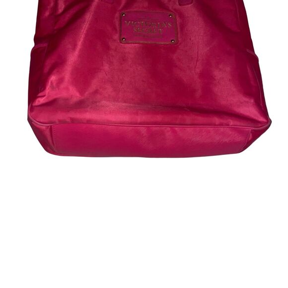 Y2K Victoria's Secret, Hot Pink Waxed Canvas Tote Bag - Picture 6 of 8
